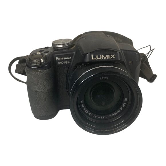 Panasonic LUMIX DMC-FZ18 8.1MP Digital Camera Untested With Battery
